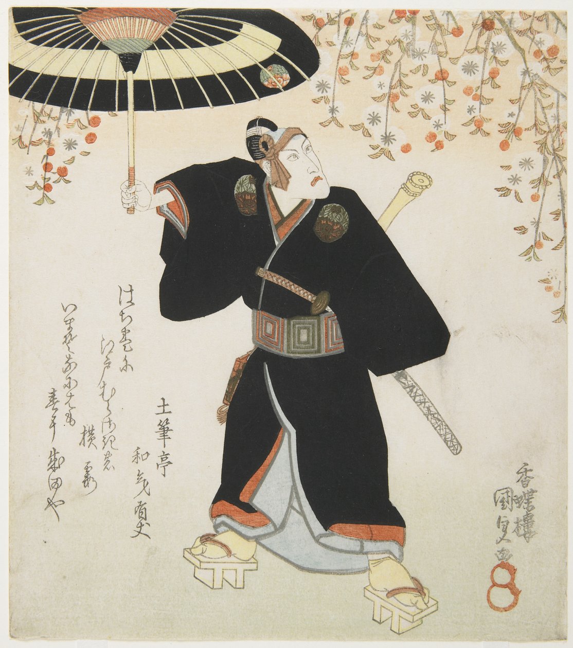 (A c and r Ichikawa Danju _ro_ ゔ ii as skeroku), er ry 19th-mi d 19th sentsu ry av Utagawa Kunisada