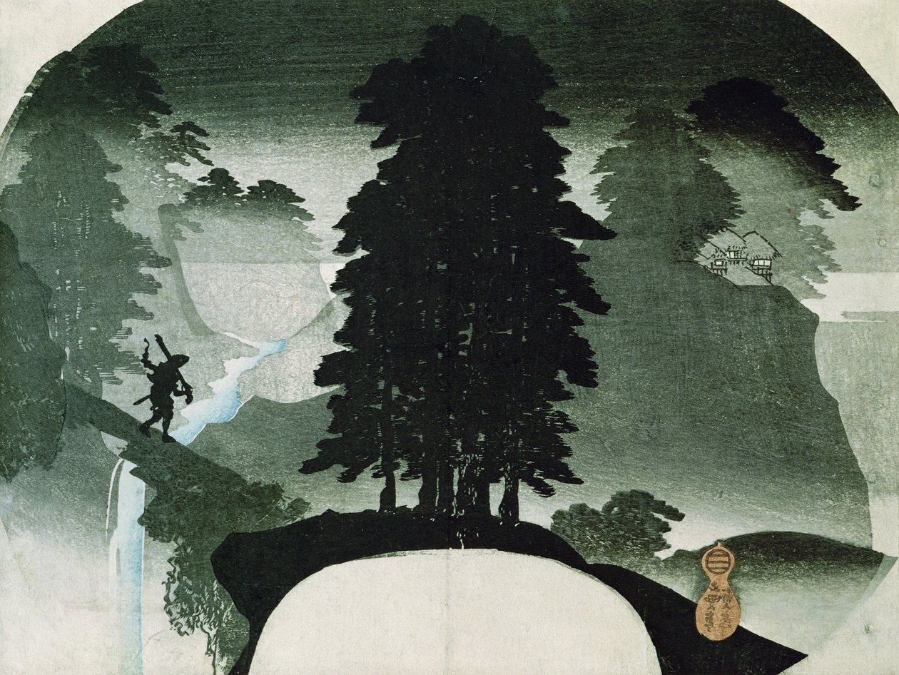 Landskap (träsnitt) av Utagawa Sadahide