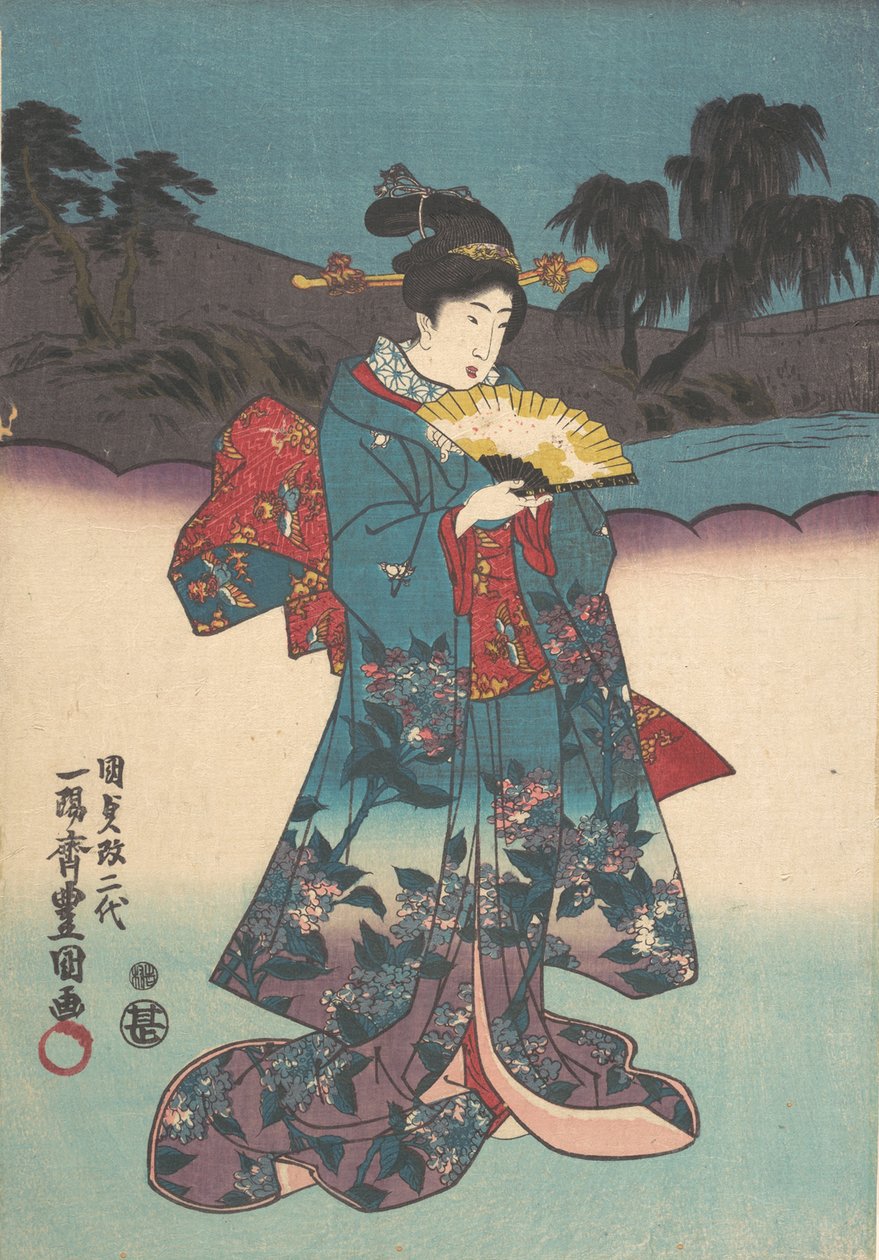 Skriva ut. av Utagawa Kunisada