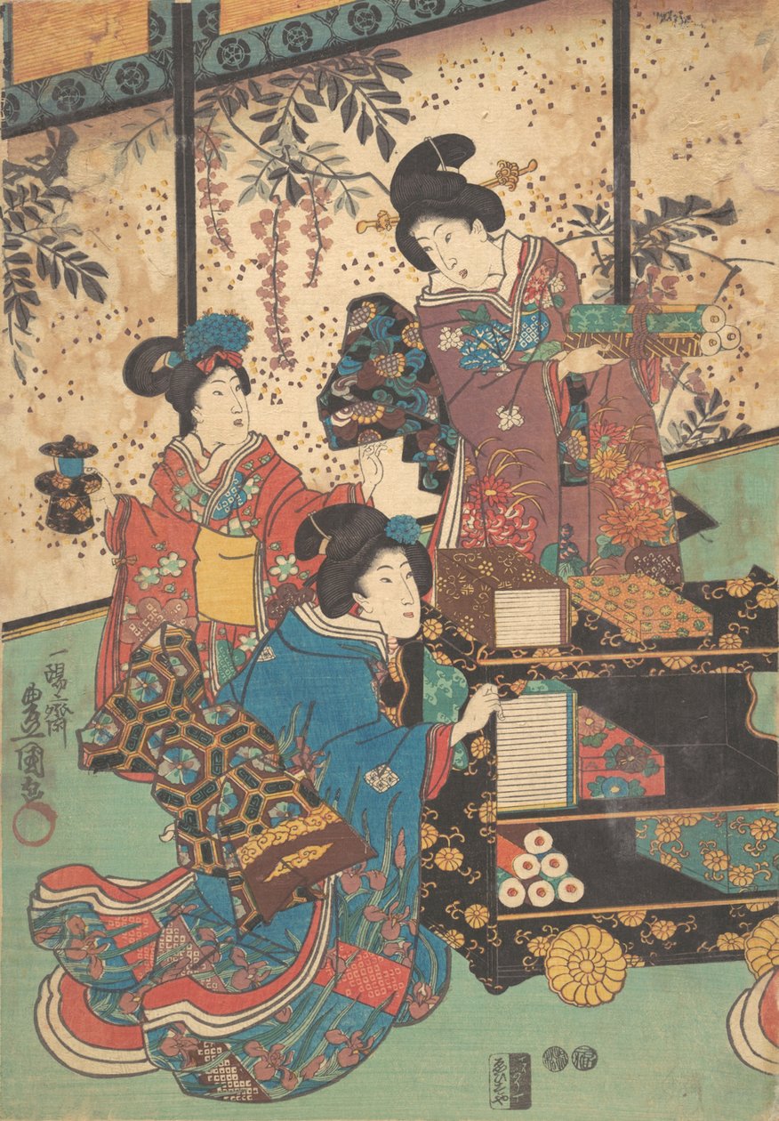 Skriva ut. av Utagawa Kunisada