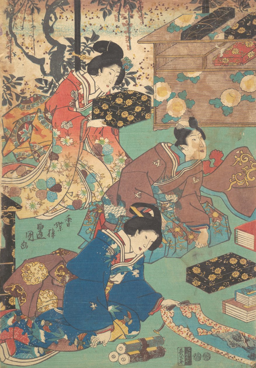 Skriva ut. av Utagawa Kunisada