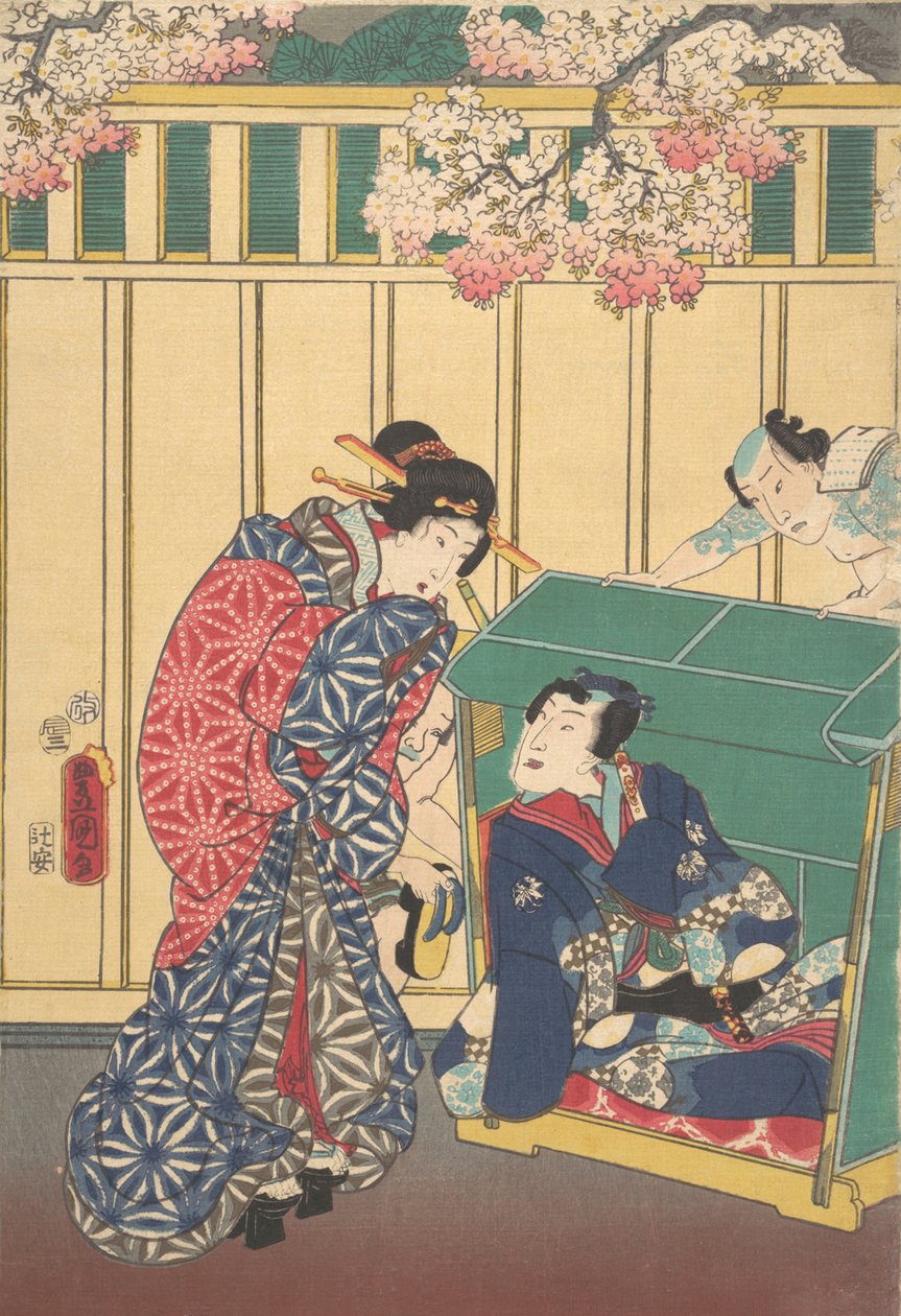 Skriva ut. av Utagawa Kunisada
