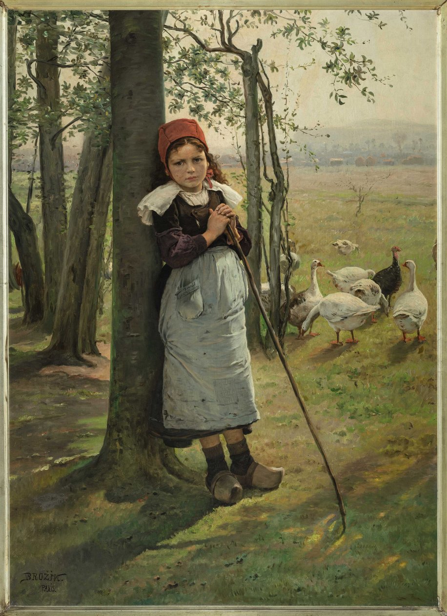 Gåsflickan, ca 1885. av Vaclav Brozik