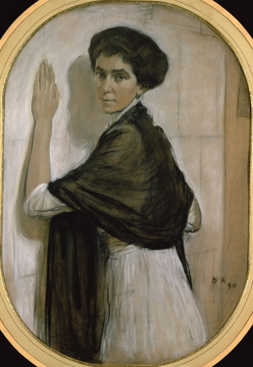 Portræt af grevinde Olsuphyev, 1911 sverige av Valentin Aleksandrovich Serov