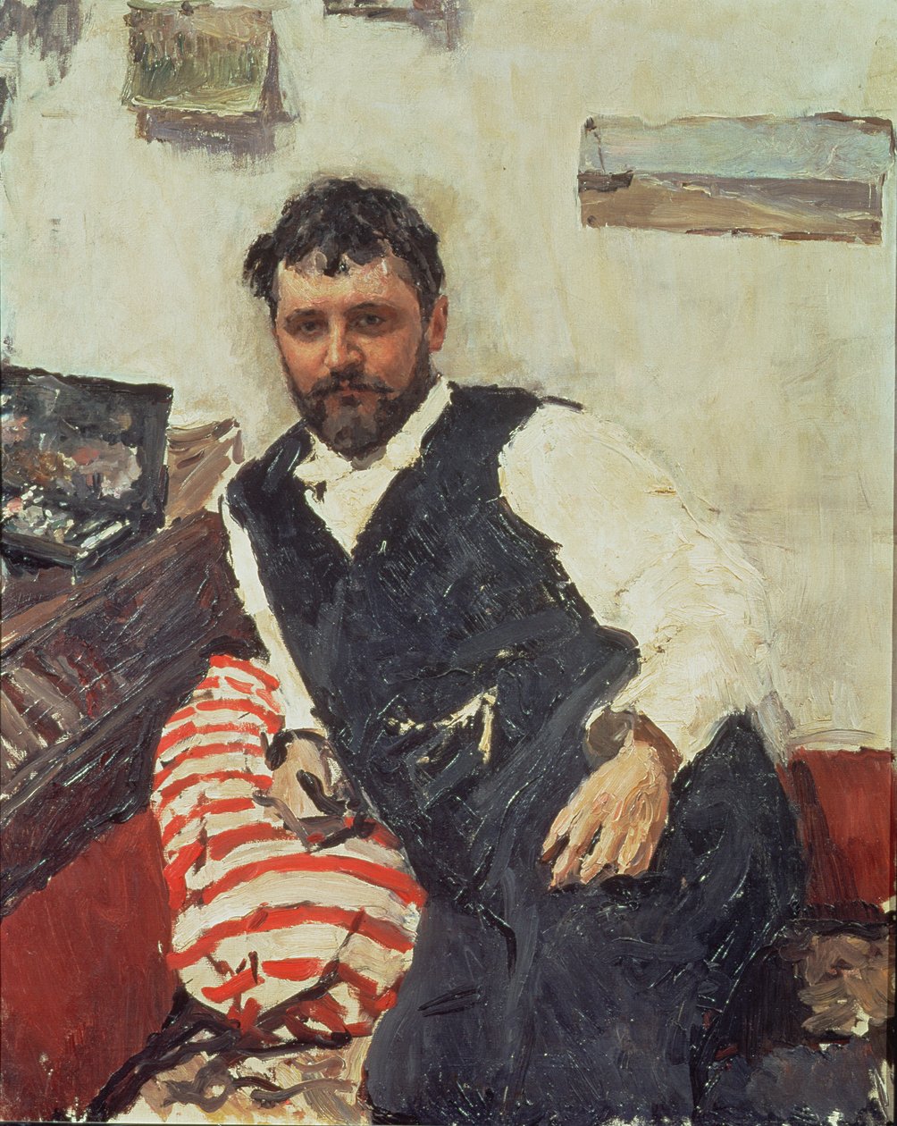 Porträtt av Konstantin Korovin (1861-1939), 1891 av Valentin Aleksandrovich Serov