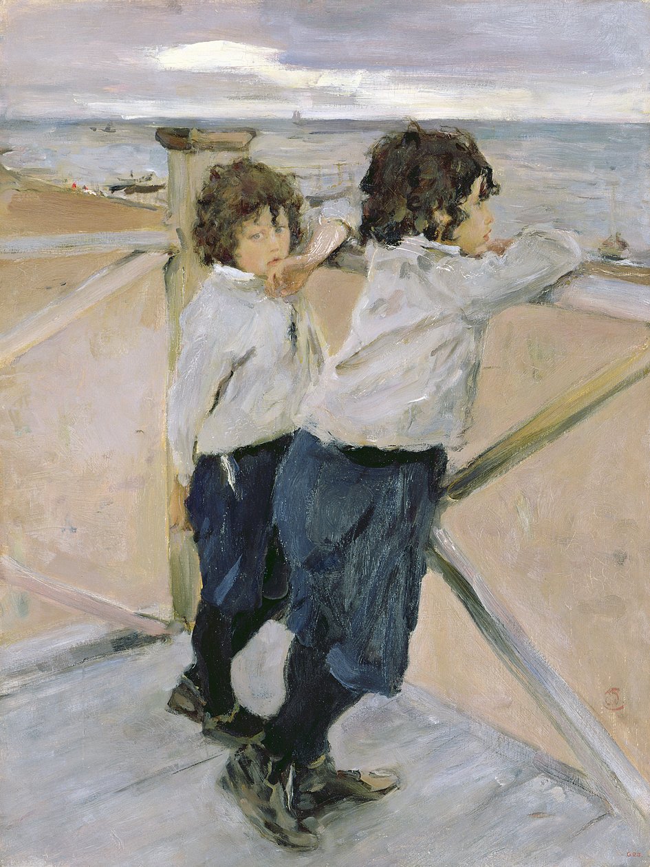 Två pojkar, 1899 av Valentin Aleksandrovich Serov