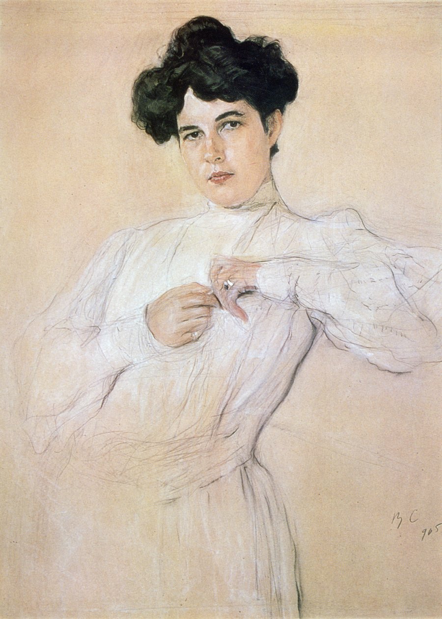 Maria Pavlovna Botkina av Valentin Aleksandrovich Serov