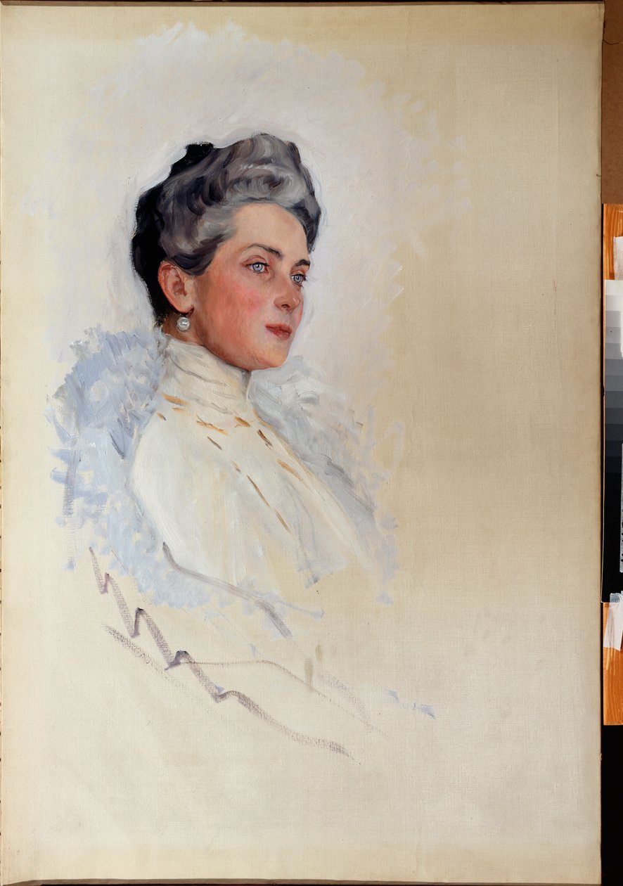 Porträtt av prinsessan Zenaide Youssoupoff av Valentin Aleksandrovich Serov