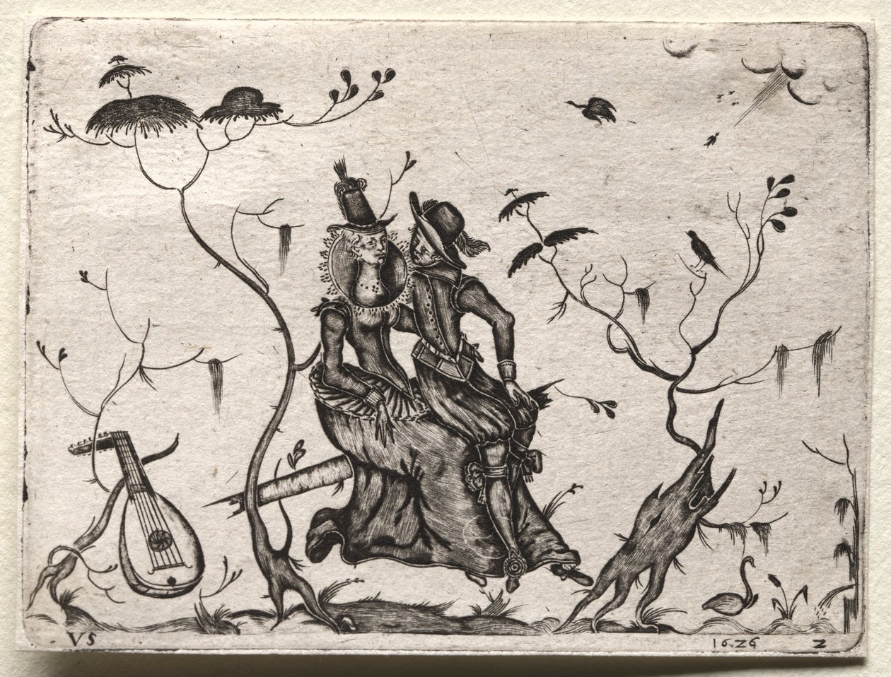 Par älskare, 1626. av Valentin Sezenius