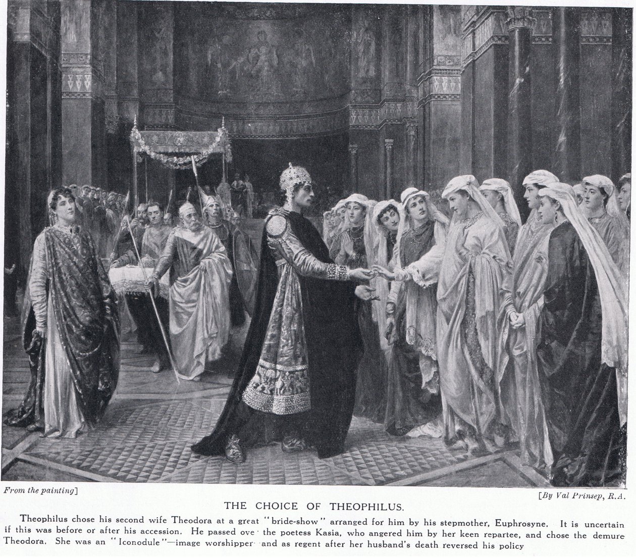 Valet av Theophilius av Valentine Cameron Prinsep