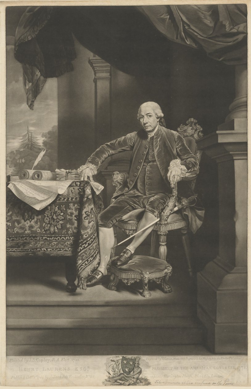 Henry Laurens, 1782. av Valentine Green
