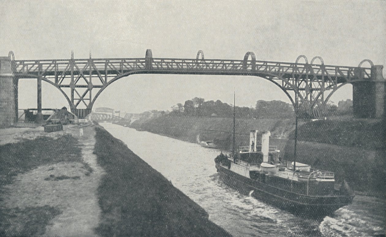 Manchester Ship Canal, 1910 av Valentine and Sons Ltd