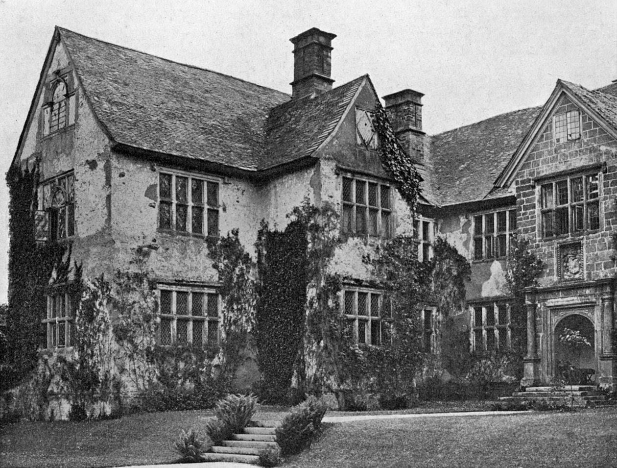 Sydenham House, Marystow, Devon, 1924-1926. av Valentine and Sons Ltd