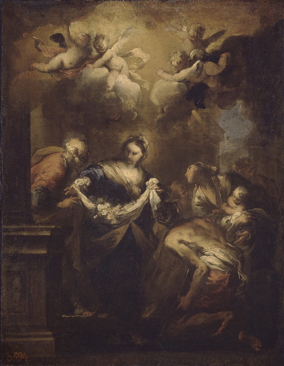 Rosornas mirakel, 1650-talet av Valerio Castello