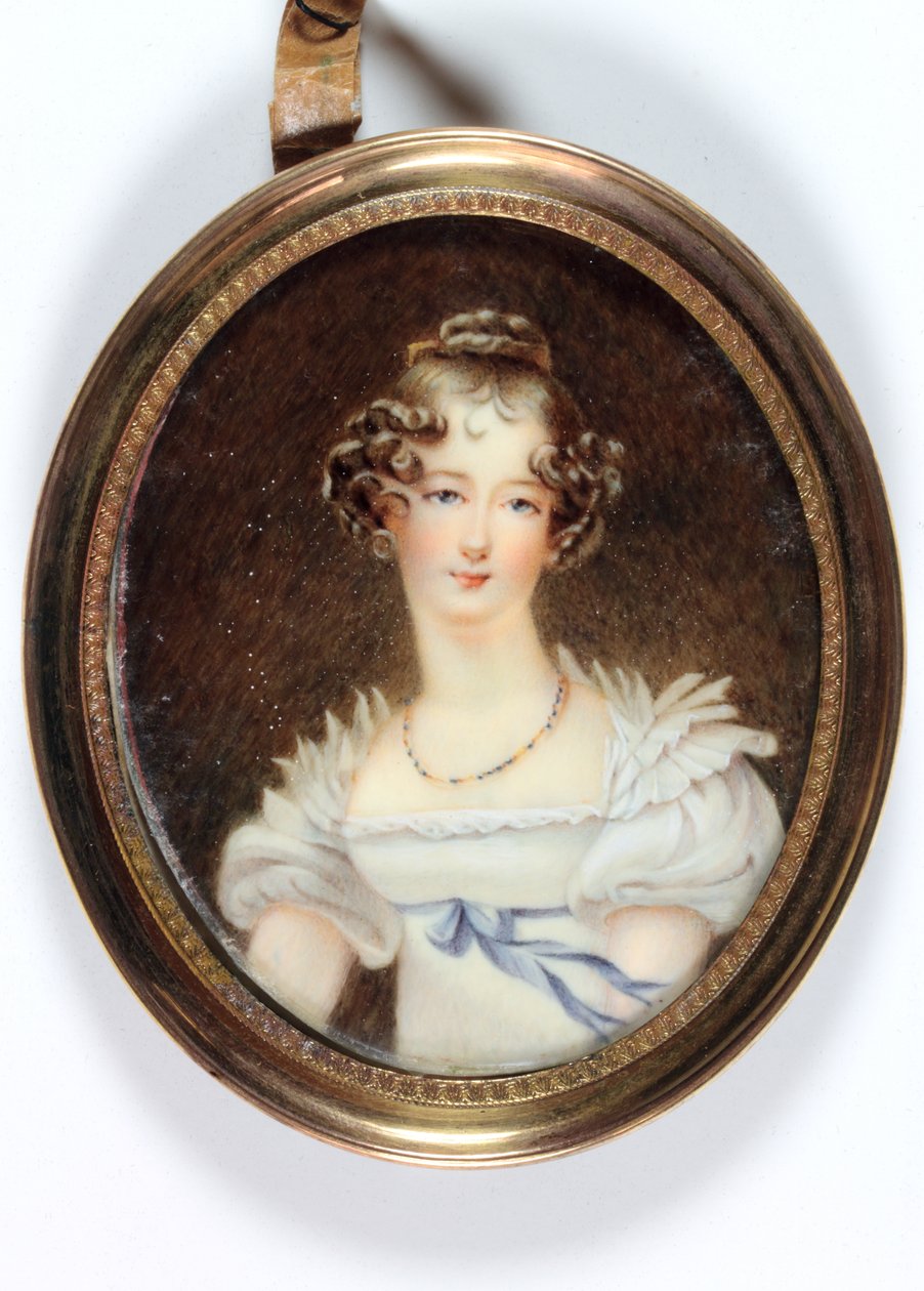 Lady Charlotte Cavendish Bentinck (emalj) av Vanacker (manner of)