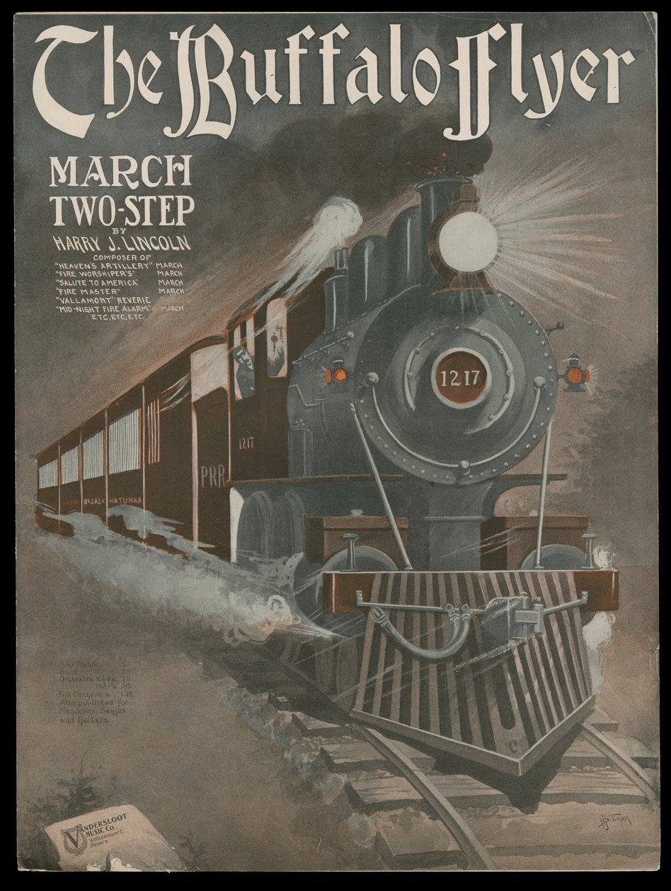 The Buffalo Flyer, ca 1770-1959 (tryck) av Vandersloot Music Publishing Company