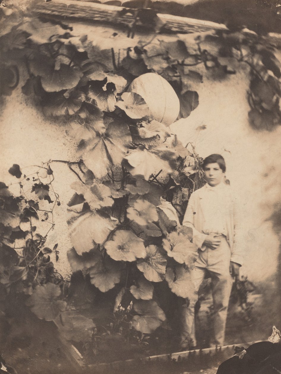 Pojke med en pumparanka, 1854. av Varin Frères