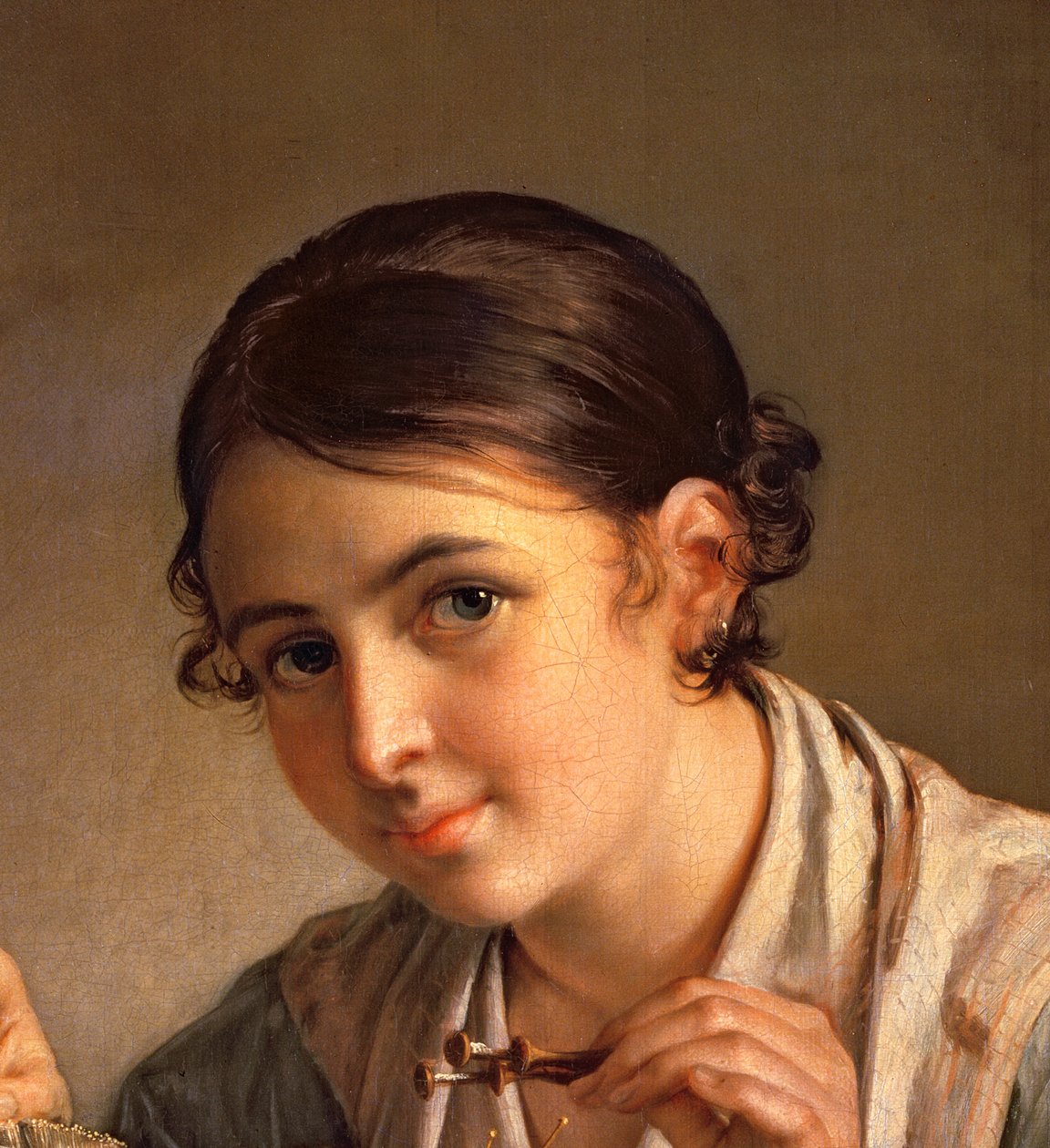 Spetsaren, 1823 (detalj av 41740) av Vasili Andreevich Tropinin