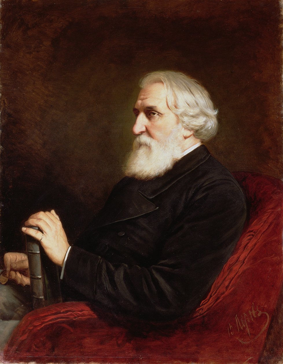 Porträtt av Ivan Sergejevitj Turgenjev (1818-83) 1872 av Vasili Grigorevich Perov