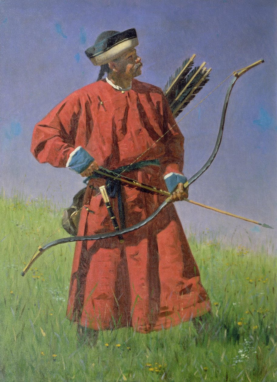 Bokharisk soldat (Sarbaz), 1873 av Vasili Vasilievich Vereshchagin