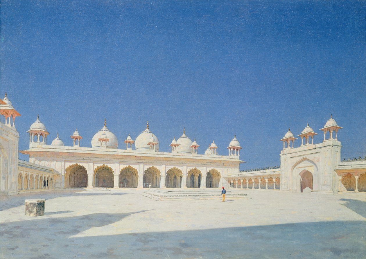 Moti Masjid, Agra, 1874-76 swed av Vasili Vasilievich Vereshchagin