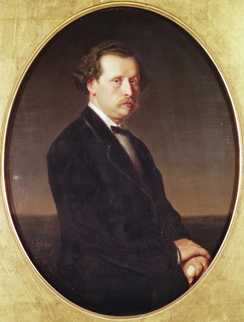 Porträtt av N.G. Rubinstein av Vasili Grigorevich Perov