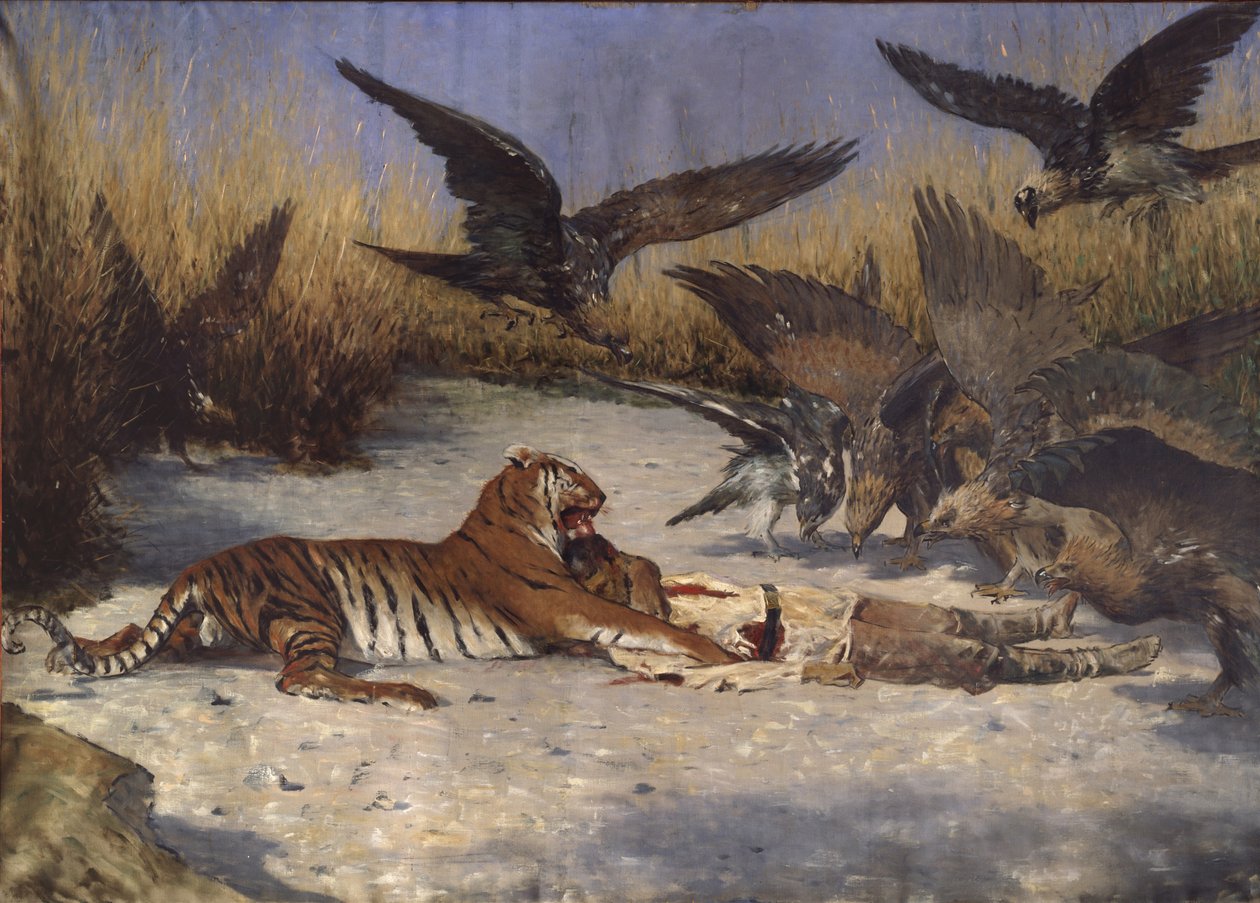 En människoätare, 1870-1880-talen av Vasili Vasilievich Vereshchagin