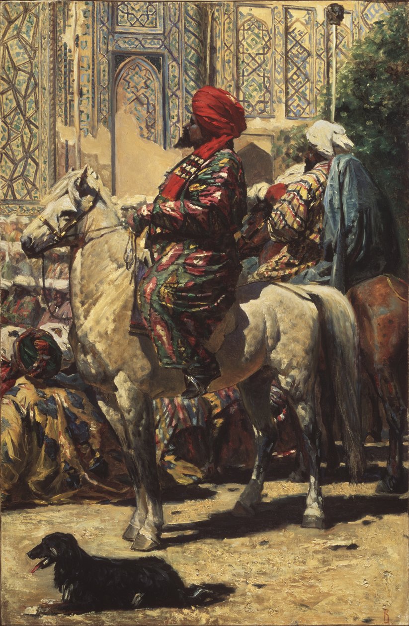 En ryttare i Samarkand, 1872 av Vasili Vasilievich Vereshchagin