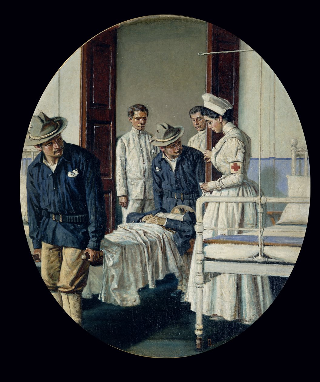 På ett militärsjukhus av Vasili Vasilievich Vereshchagin