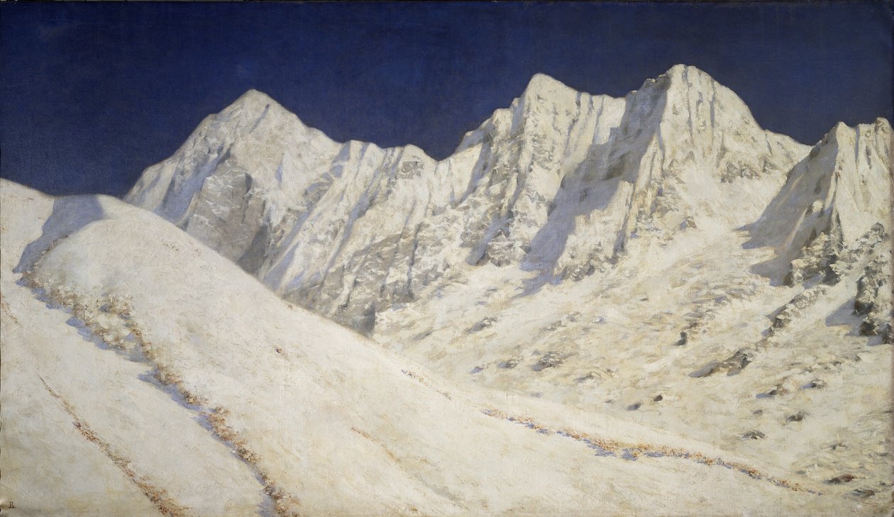 Indien. Snö på Himalaya, 1874-1876 av Vasili Vasilievich Vereshchagin