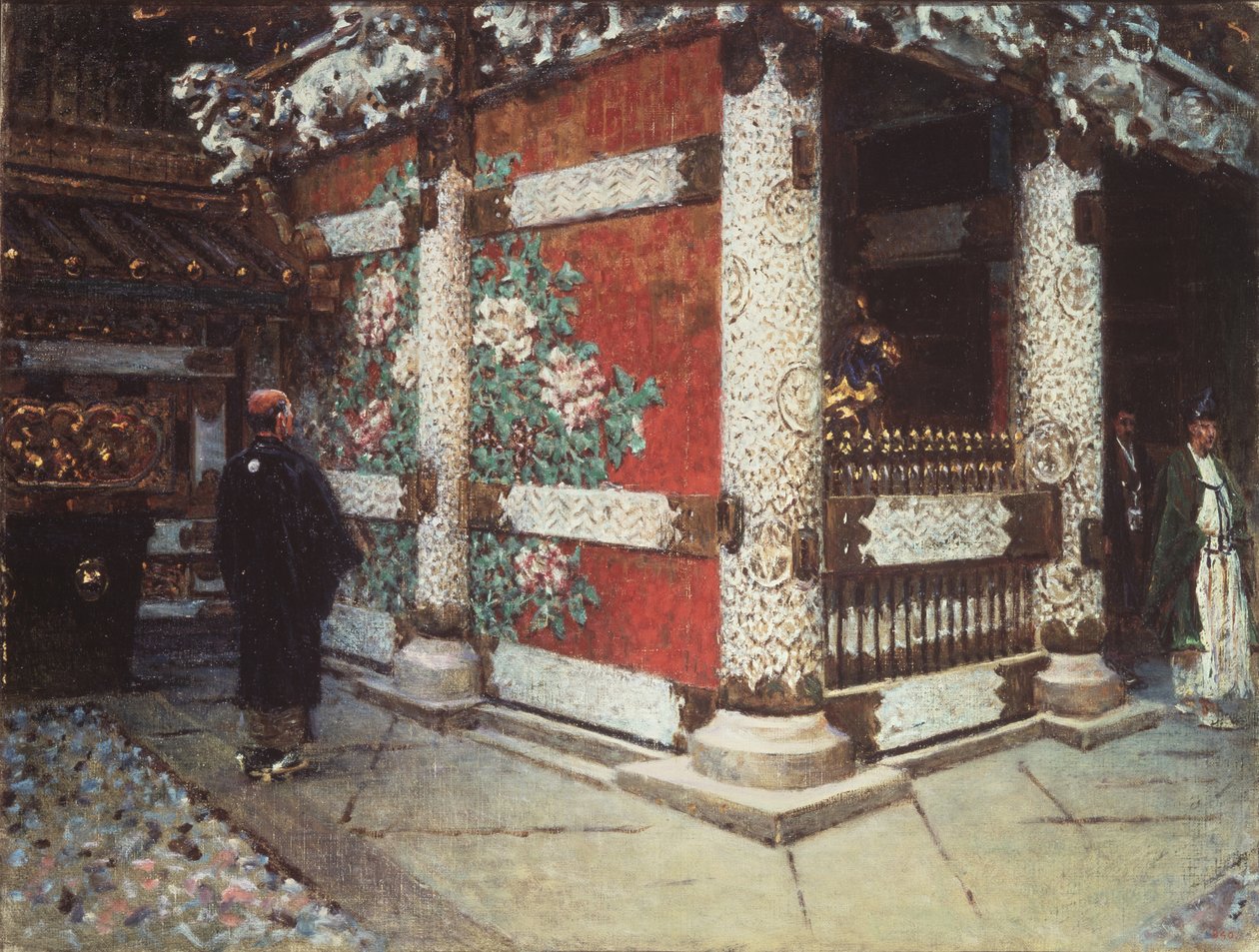 Shinto-helgedomen i Nikko, 1903 av Vasili Vasilievich Vereshchagin