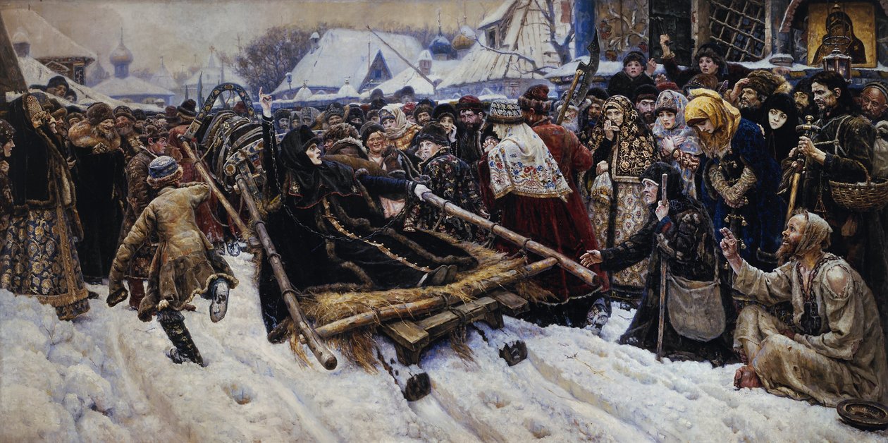 Boyarina Morozova av Vasilij Ivanovic Surikov