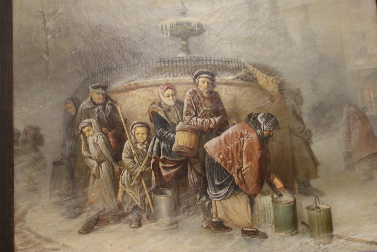V. Perov. Ocherednaya г bassejna av Vasili Grigorevich Perov