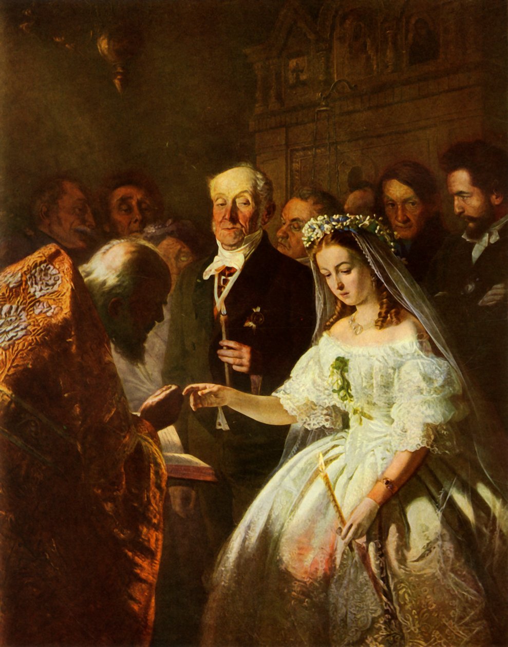 Det ojämlika äktenskapet, 1862, 1965. av Vasily Pukirev