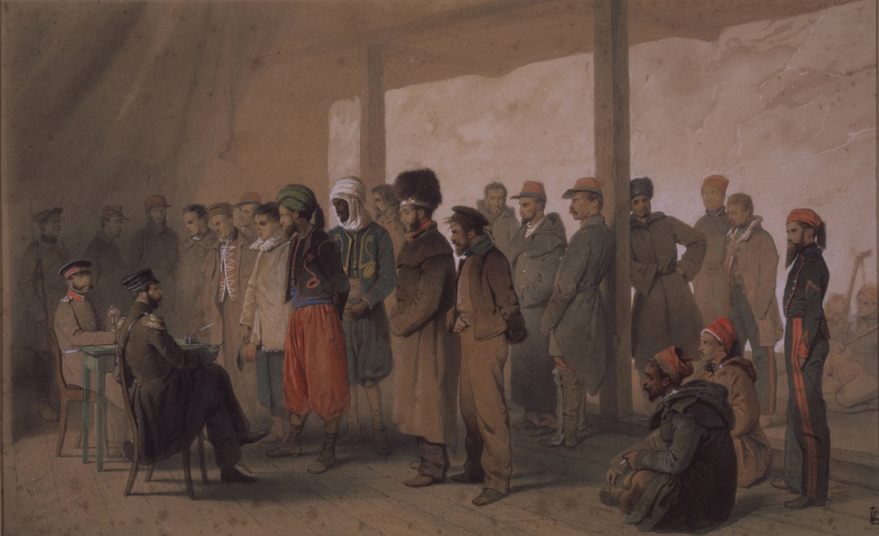 Förhöret, 1855 av Georg Wilhelm Timm