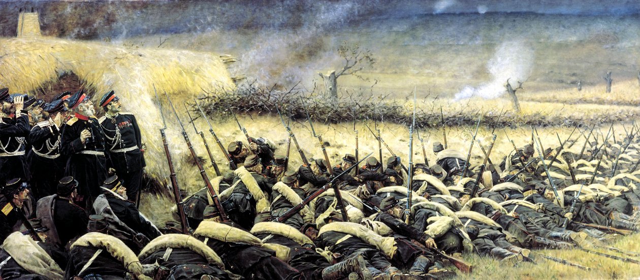 Innan offensiven. Nära Pleven, 1877-1878. av Vasily Vereshchagin