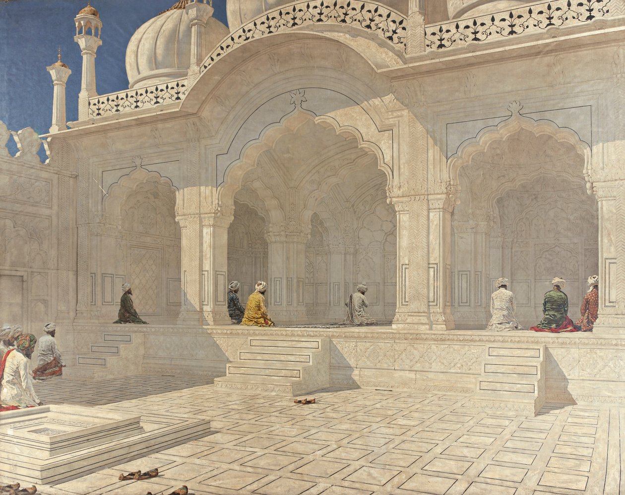 Pearl Mosque, Delhi av Vasily Vereshchagin