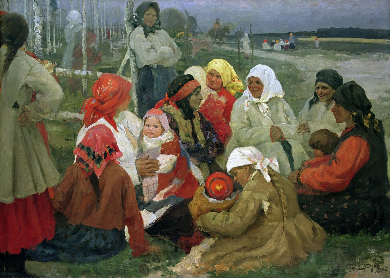 Bondekvinnor, 1905 av Vassa Epifanova