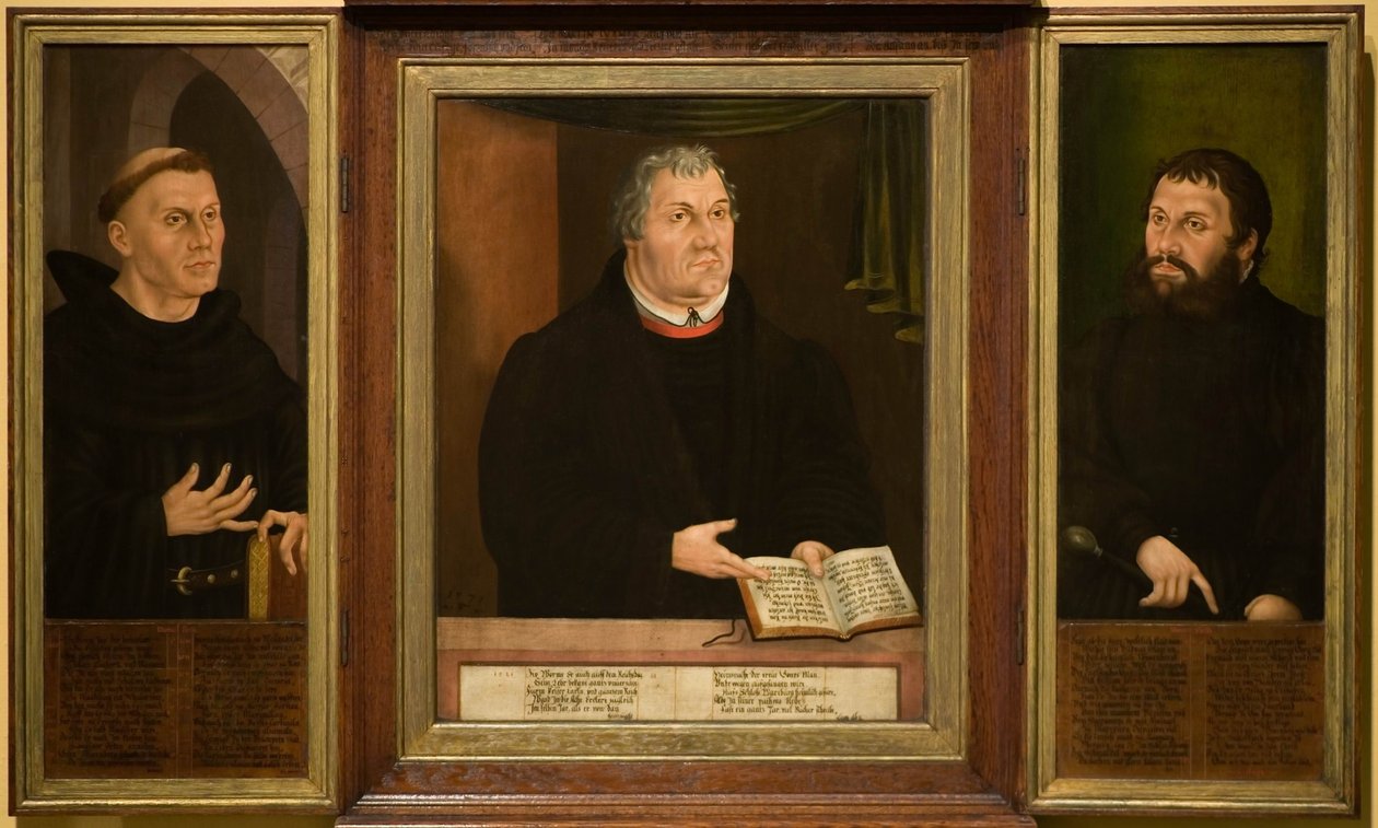 Lutherhelgedomen, triptyk, 1572 av Veit Thiem