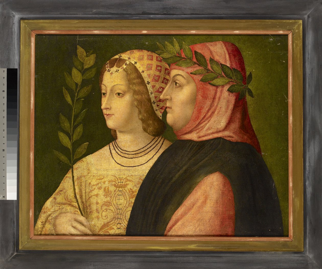 Petrarca och Laura de Noves, ca 1510 av Venetian School