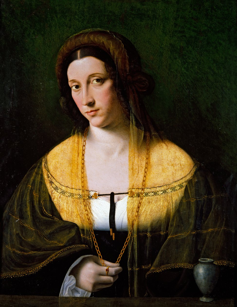Porträtt av en dam av Veneto Bartolomeo