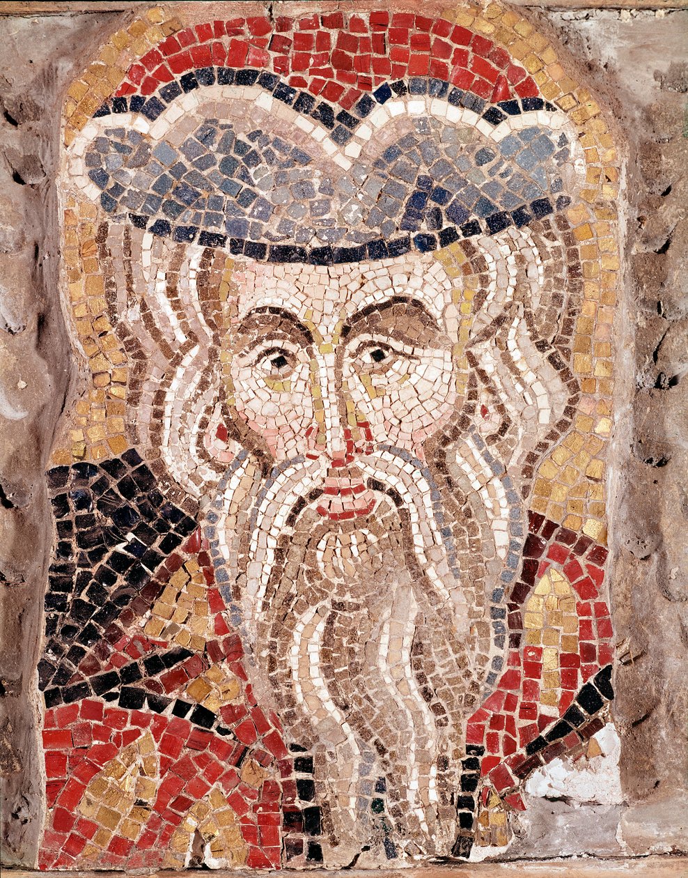 En profets huvud (mosaik av Veneto Byzantine School