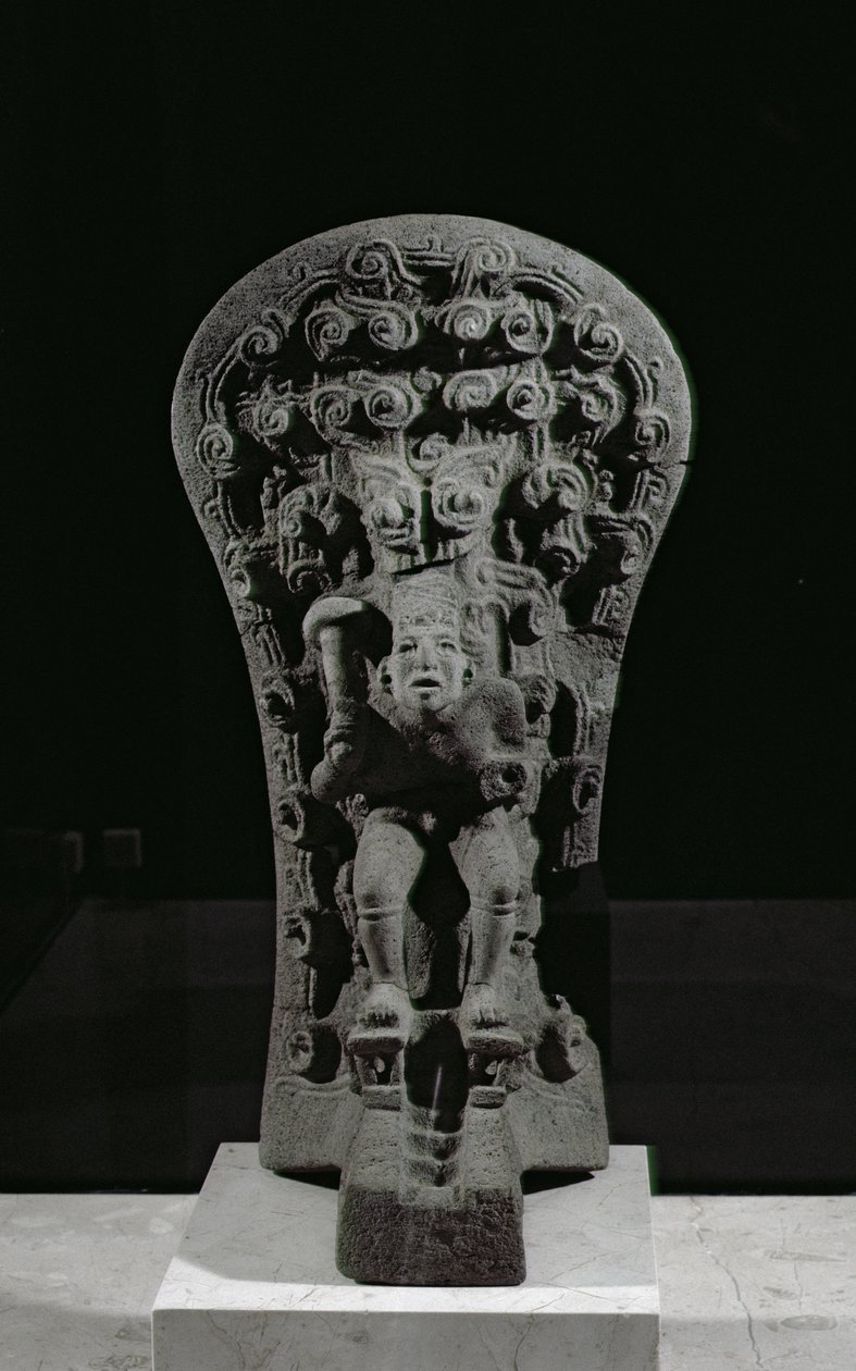 Votive Palm från El Paraiso, sen klassisk period, Mexiko av Veracruz