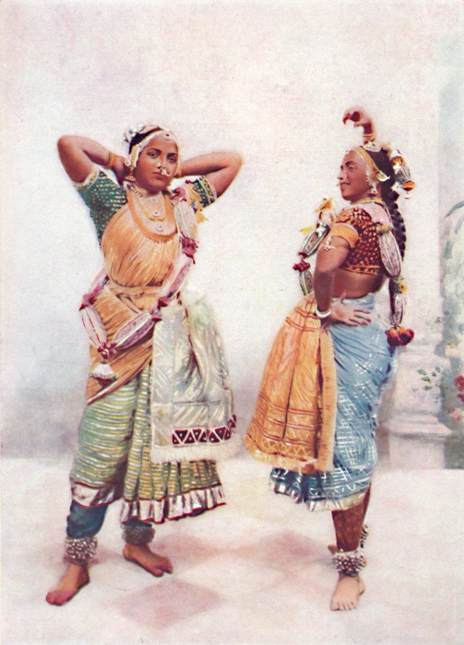 Baroda nautch flickor, 1902 av Vernon and Co