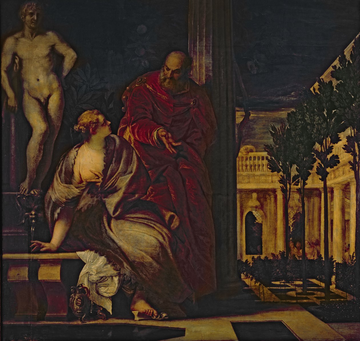 Bathsheba vid hennes toalett av Paolo Veronese