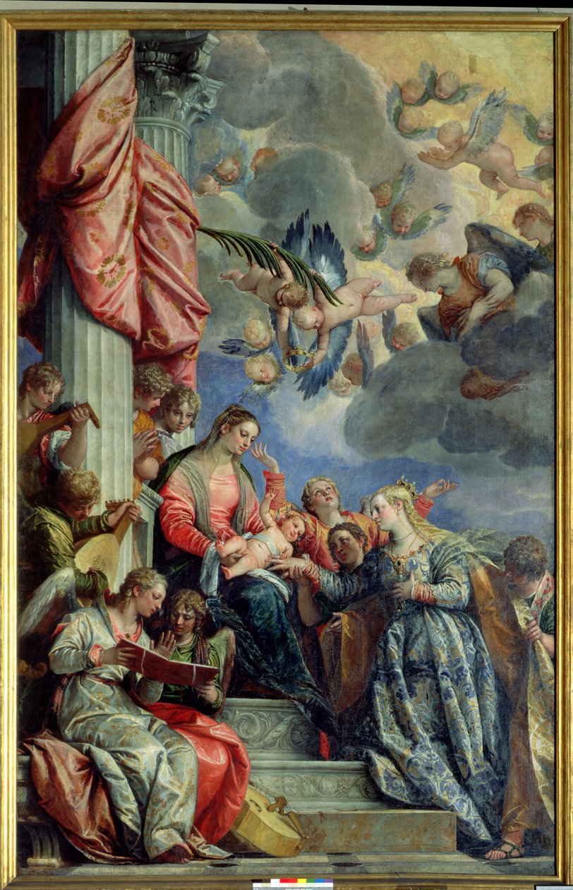 St. Catherines mystiska äktenskap av Paolo Veronese