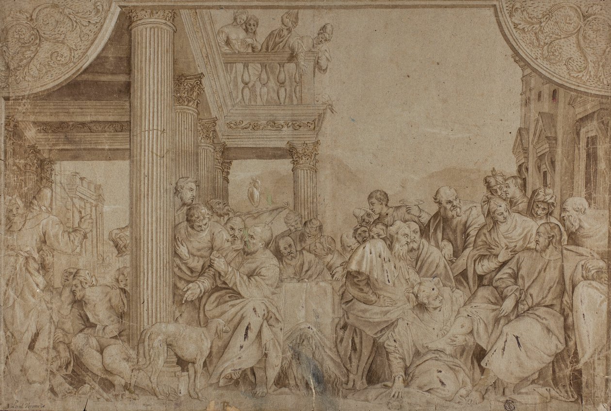 Kristus i Simons hus av Veronese (Paolo Caliari)