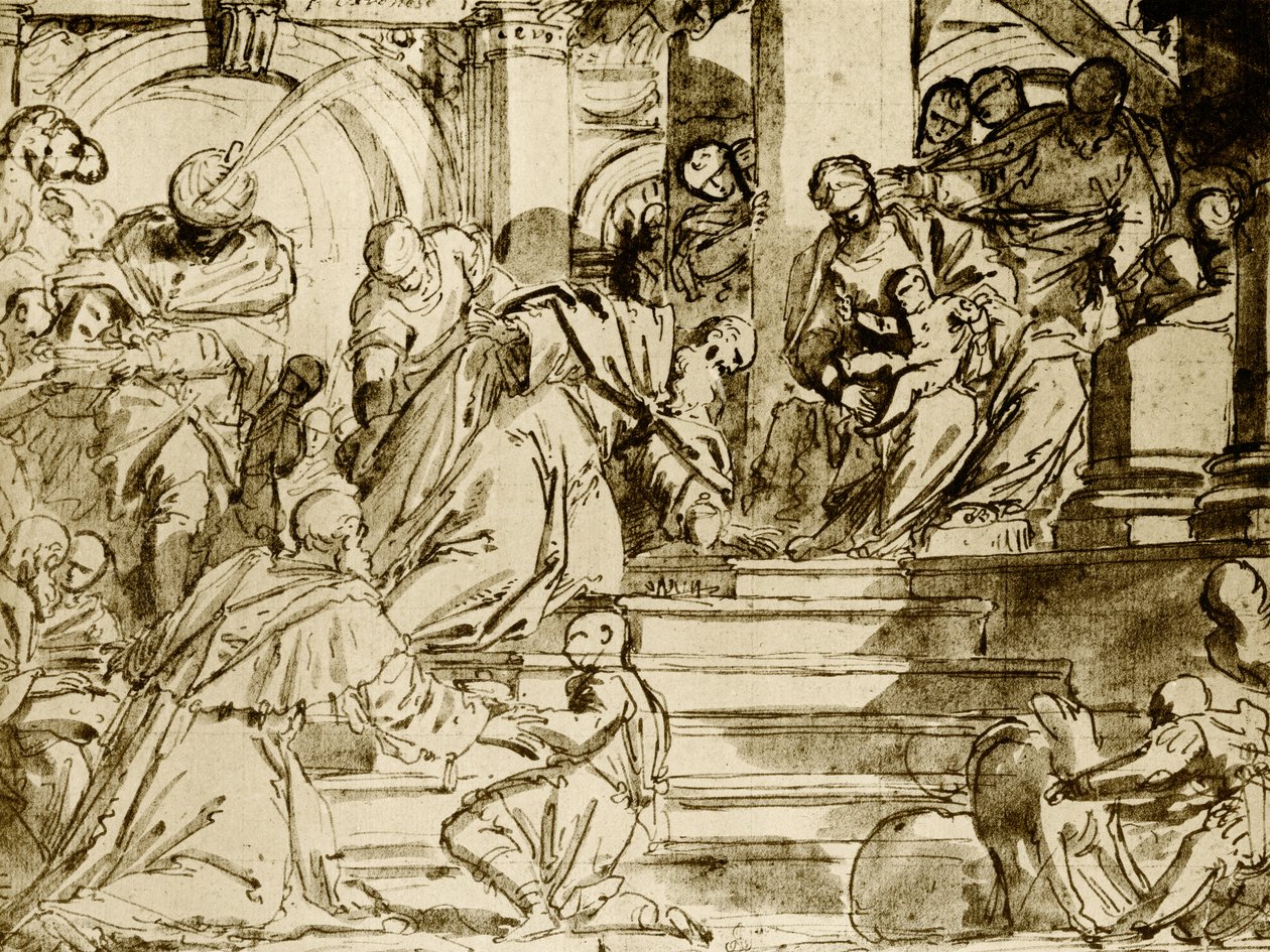 Tillbedjan av Magi av Paolo Veronese