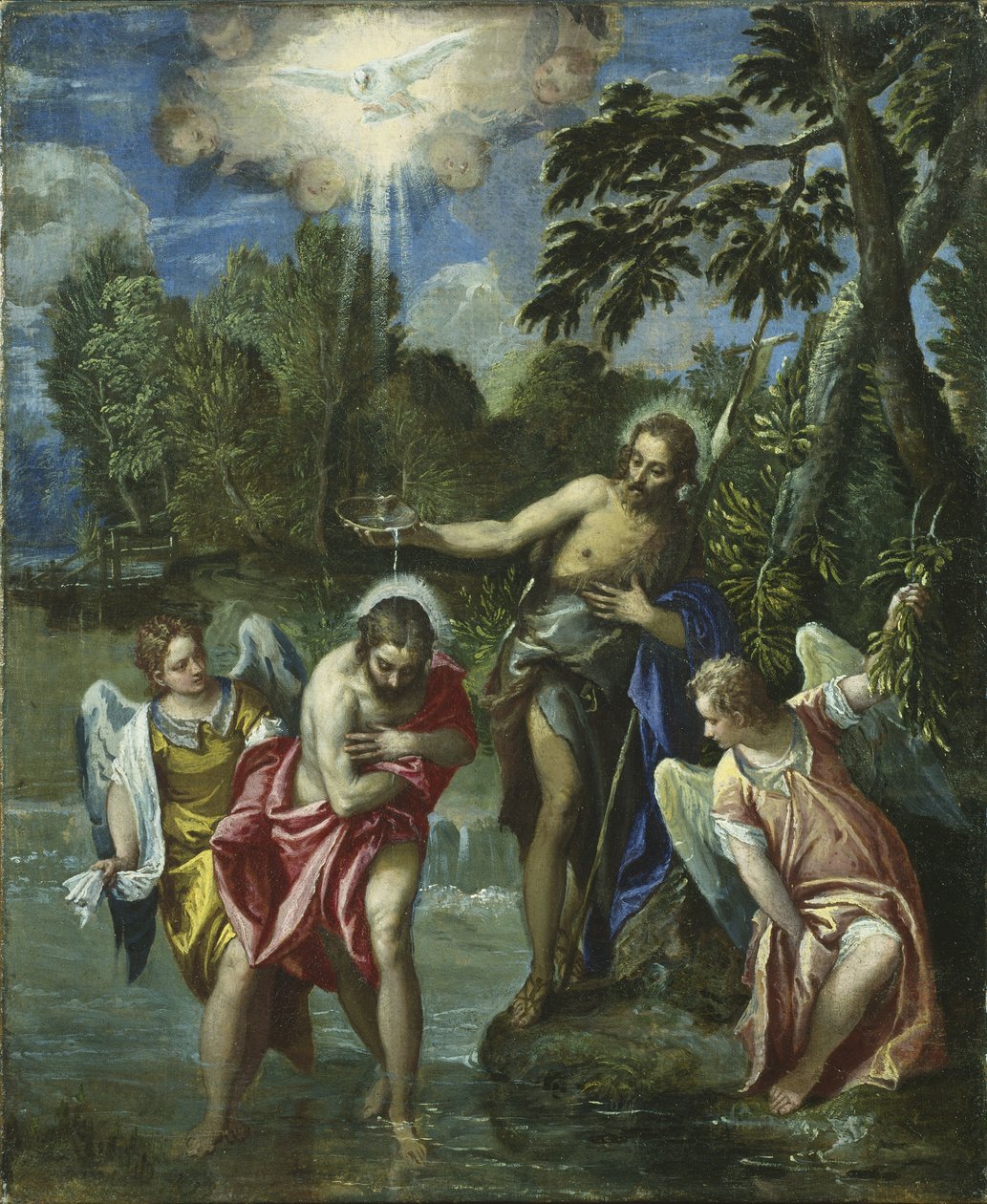 Kristi dop, 1580-88 av Veronese