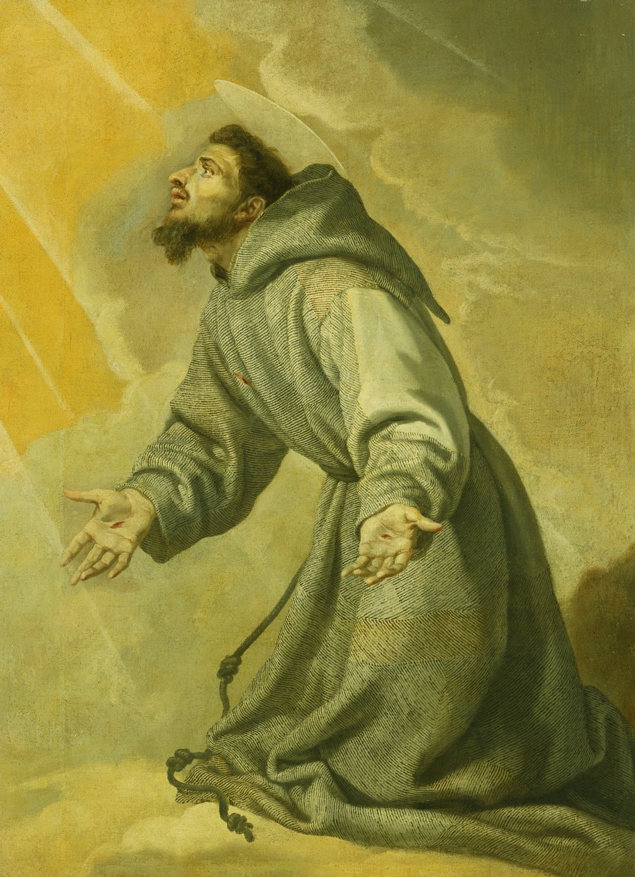 Saint Francis tar emot Stigmata, av Vicente Carducho